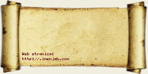 Jana Pujin vizit kartica